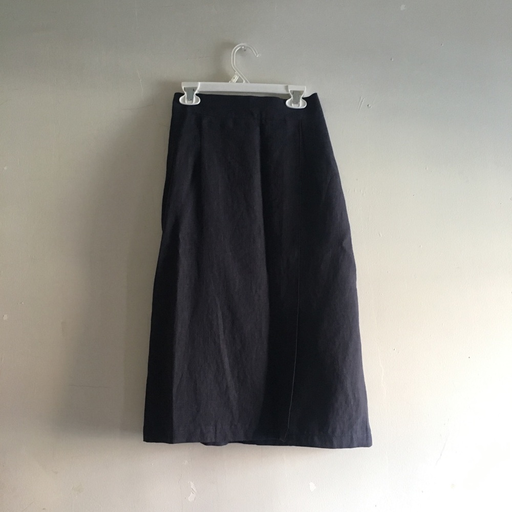 (FROM KOREA) Buru & Judy Blue Midi Skirt